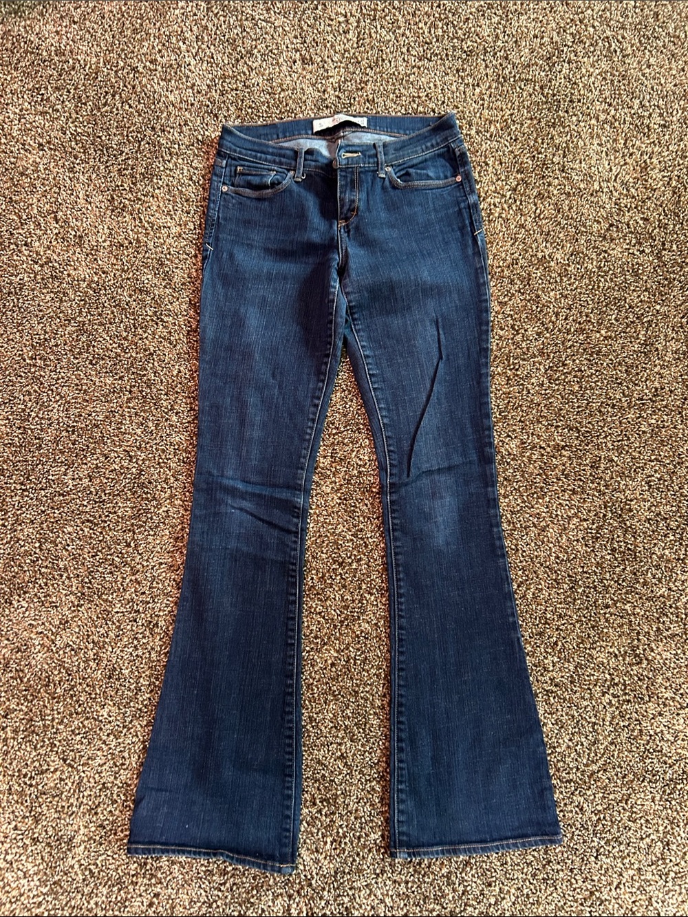 Abercrombie & Fitch Dark Blue Flare Jeans